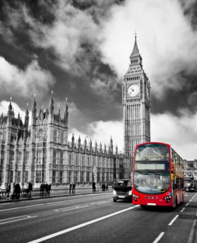 Фотошпалери Автобус в Лондоні