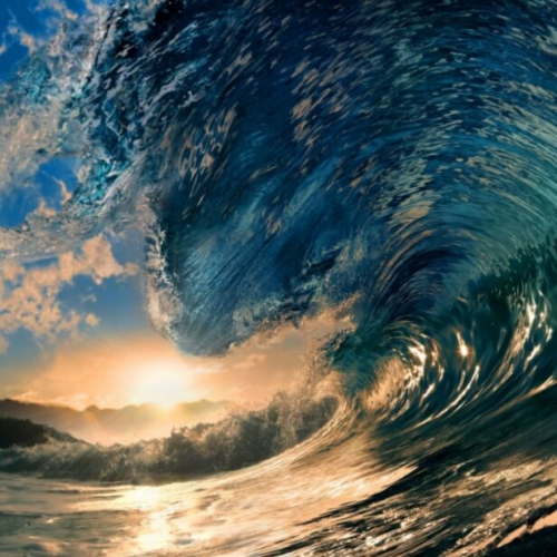 Фотошпалери Висока морська хвиля