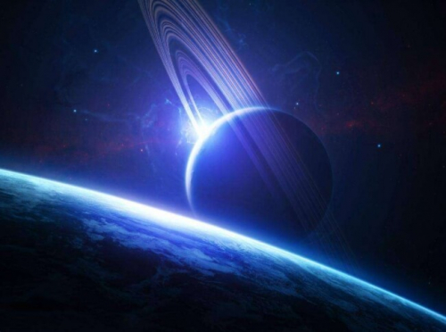 Фотошпалери Планета Сатурн