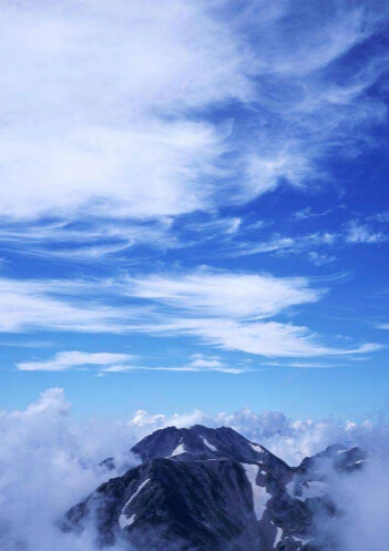 Фотошпалери Хмари в горах